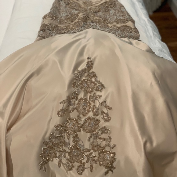 Claire's Collection Champagne Gown/Pageant Wedding - Picture 6 of 8